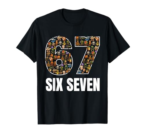 67 Six Seven Italian Brainrot Gen Alpha Slang Meme T-Shirt
