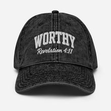 Load image into Gallery viewer, Embroidered Bible Verse Cap - Vintage Cotton Twill Cap