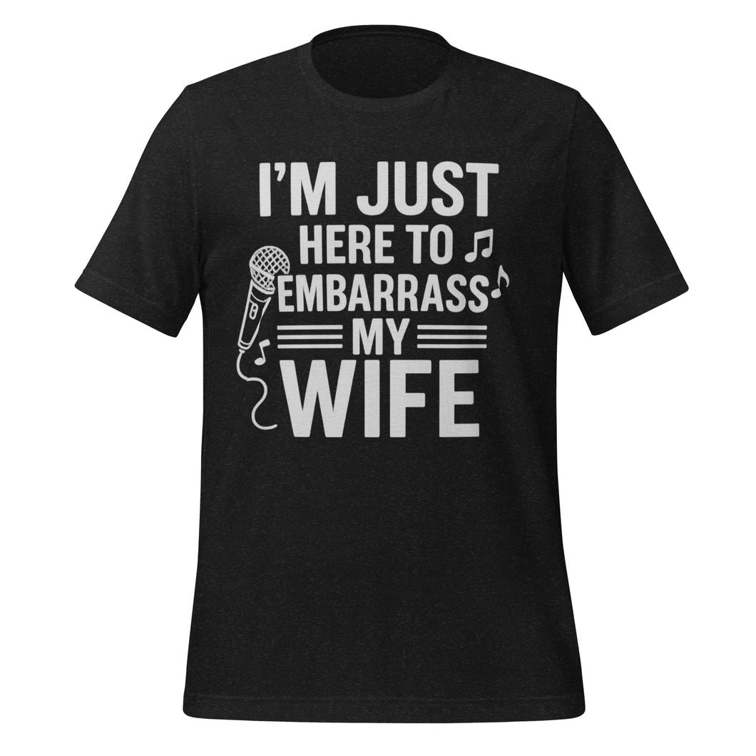 Funny Karaoke T-Shirt for Husband