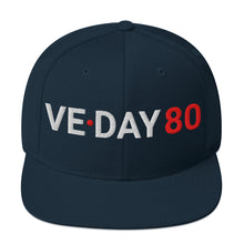 Load image into Gallery viewer, VE Day Celebrations- VE Day 80 Snapback Hat