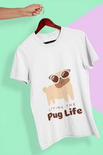 Load image into Gallery viewer, Super cute pug Tshirt for women, men and kids.