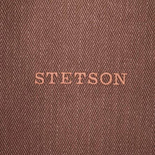 Load image into Gallery viewer, Stetson Leather Burney Hatteras Sports Beanie Flat Cap (XL/60-61 - Brown)