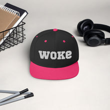 Load image into Gallery viewer, WOKE  Embroidered - SnapBack Cap