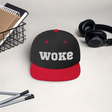 Load image into Gallery viewer, WOKE  Embroidered - SnapBack Cap