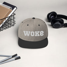 Load image into Gallery viewer, WOKE  Embroidered - SnapBack Cap