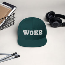 Load image into Gallery viewer, WOKE  Embroidered - SnapBack Cap