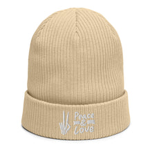 Load image into Gallery viewer, Peace Sign Beanie | j and p hats 