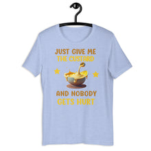 Load image into Gallery viewer, Custard Gift - Funny Food T shirt - j and p hats 