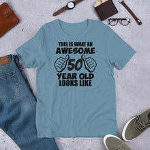 Load image into Gallery viewer, 50th Birthday T shirt | j and p hats