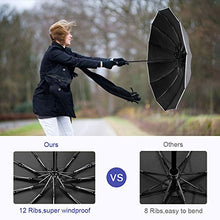 Load image into Gallery viewer, Waterproof Folding Umbrella - J and p hats Waterproof Folding Umbrella